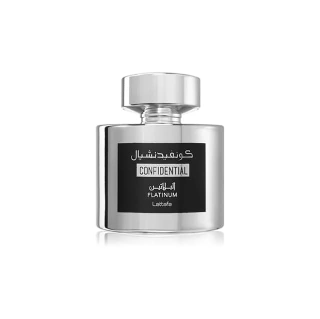 Confidential Platinum 100ml - men luxury perfume bottle - view 1